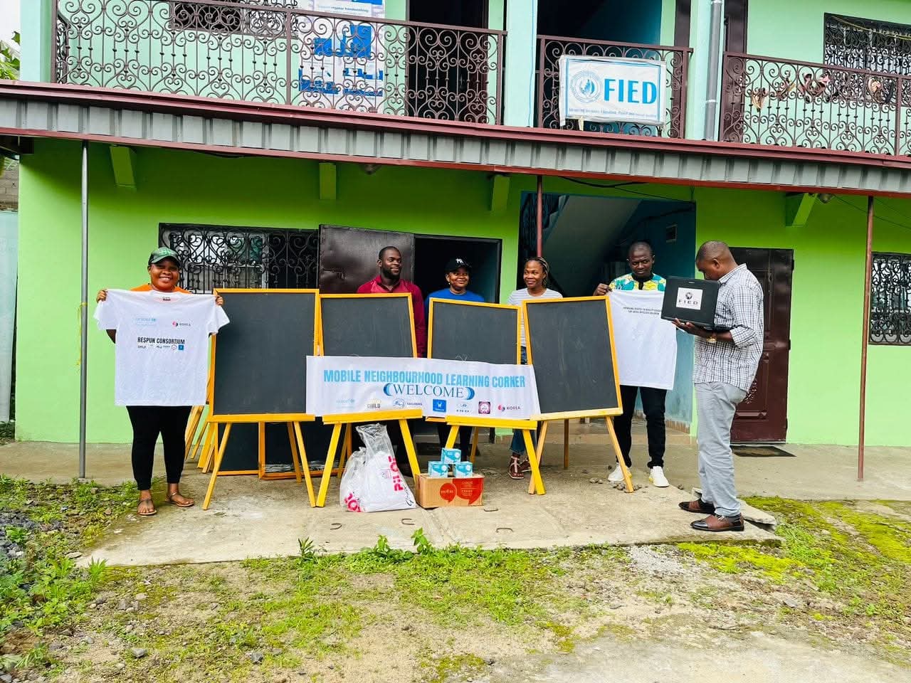 ECHO, UNICEF,UNESCO,street Child, Korea Government, FIED.Education cannot wait! FIED “reaching lives’ Changing minds”